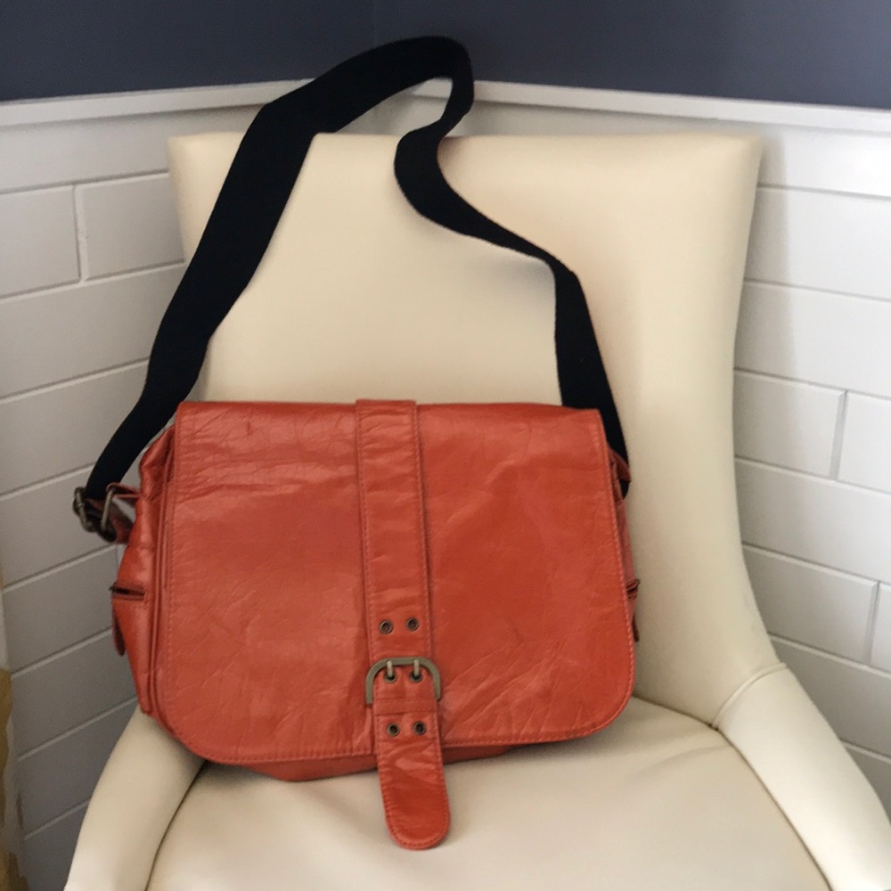 Orange crossover bag